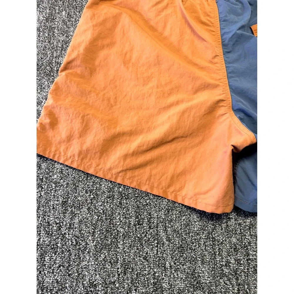 Patagonia Swim Shorts Mens Large Blue Orange Two Tone Nylon NetPlus Shells